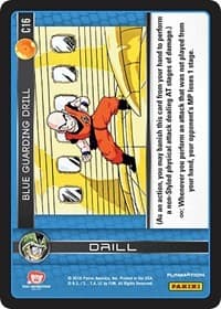 Blue Guarding Drill - Panini: Perfection - Dragon Ball Z TCG card