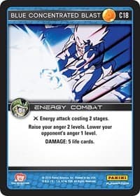 Blue Concentrated Blast - Panini: Perfection - Dragon Ball Z TCG card