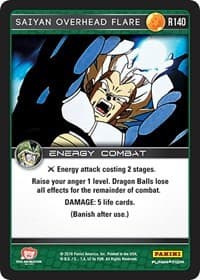 Saiyan Overhead Flare - Panini: Perfection - Dragon Ball Z TCG card
