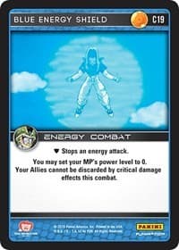 Blue Energy Shield - Panini: Perfection - Dragon Ball Z TCG card
