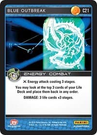 Blue Outbreak - Panini: Perfection - Dragon Ball Z TCG card