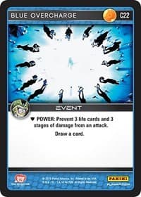 Blue Overcharge - Panini: Perfection - Dragon Ball Z TCG card