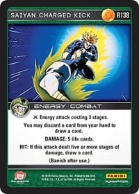 Saiyan Charged Kick - Panini: Perfection - Dragon Ball Z TCG card