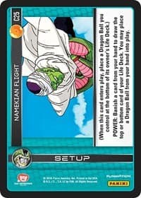 Namekian Flight - Panini: Perfection - Dragon Ball Z TCG card