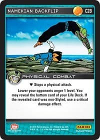 Namekian Backflip - Panini: Perfection - Dragon Ball Z TCG card