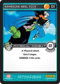 Namekian Heel Kick - Panini: Perfection - Dragon Ball Z TCG card