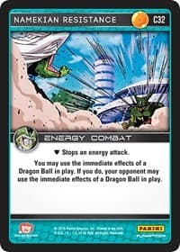 Namekian Resistance - Panini: Perfection - Dragon Ball Z TCG card