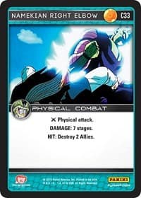 Namekian Right Elbow - Panini: Perfection - Dragon Ball Z TCG card