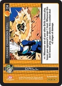 Orange Charging Drill - Panini: Perfection - Dragon Ball Z TCG card