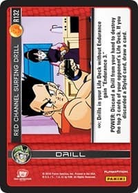 Red Channel Surfing Drill - Panini: Perfection - Dragon Ball Z TCG card