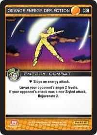 Orange Energy Deflection - Panini: Perfection - Dragon Ball Z TCG card