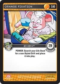 Orange Fixation - Panini: Perfection - Dragon Ball Z TCG card