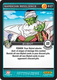 Namekian Resilience - Panini: Perfection - Dragon Ball Z TCG card