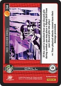 Red Cover Drill - Panini: Perfection - Dragon Ball Z TCG card