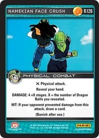 Namekian Face Crush - Panini: Perfection - Dragon Ball Z TCG card