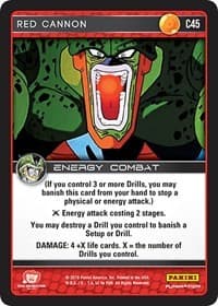 Red Cannon - Panini: Perfection - Dragon Ball Z TCG card