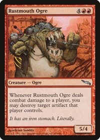 Rustmouth Ogre - Mirrodin - Magic: The Gathering card