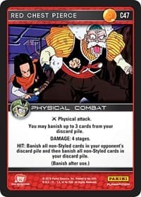 Red Chest Pierce - Panini: Perfection - Dragon Ball Z TCG card