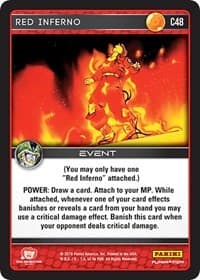 Red Inferno - Panini: Perfection - Dragon Ball Z TCG card