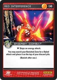Red Interference - Panini: Perfection - Dragon Ball Z TCG card