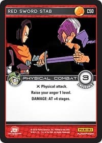 Red Sword Stab - Panini: Perfection - Dragon Ball Z TCG card