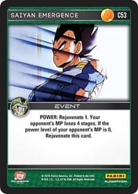 Saiyan Emergence - Panini: Perfection - Dragon Ball Z TCG card
