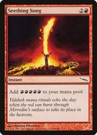 Seething Song - Mirrodin - Magic: The Gathering card