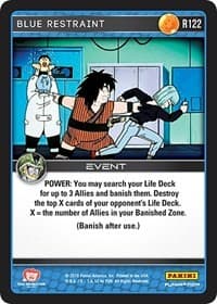 Blue Restraint - Panini: Perfection - Dragon Ball Z TCG card