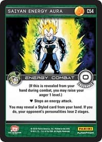 Saiyan Energy Aura - Panini: Perfection - Dragon Ball Z TCG card