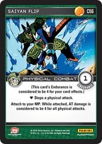 Saiyan Flip - Panini: Perfection - Dragon Ball Z TCG card