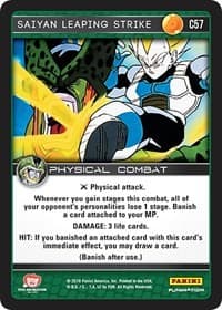 Saiyan Leaping Strike - Panini: Perfection - Dragon Ball Z TCG card