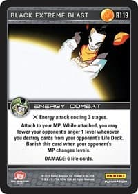 Black Extreme Blast - Panini: Perfection - Dragon Ball Z TCG card