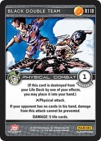 Black Double Team - Panini: Perfection - Dragon Ball Z TCG card