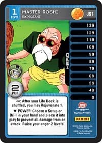 Master Roshi - Expectant - Panini: Perfection - Dragon Ball Z TCG card