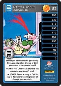Master Roshi - Overwhelmed - Panini: Perfection - Dragon Ball Z TCG card