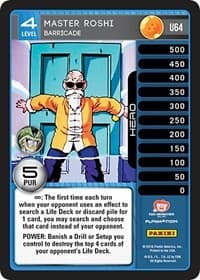 Master Roshi - Barricade - Panini: Perfection - Dragon Ball Z TCG card