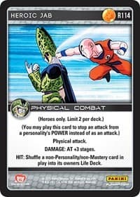 Heroic Jab - Panini: Perfection - Dragon Ball Z TCG card