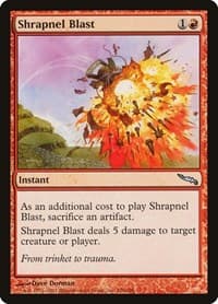 Shrapnel Blast - Mirrodin - Magic: The Gathering card