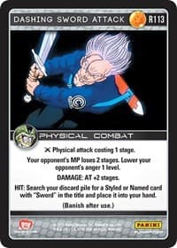 Dashing Sword Attack - Panini: Perfection - Dragon Ball Z TCG card