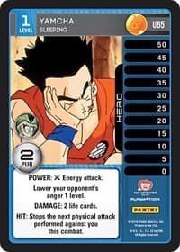 Yamcha - Sleeping - Panini: Perfection - Dragon Ball Z TCG card