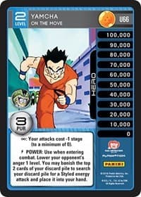 Yamcha - On The Move - Panini: Perfection - Dragon Ball Z TCG card