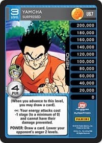 Yamcha - Surprised - Panini: Perfection - Dragon Ball Z TCG card