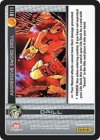 Aggressive Sword Drill - Panini: Perfection - Dragon Ball Z TCG card