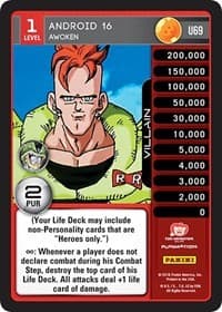 Android 16 - Awoken - Panini: Perfection - Dragon Ball Z TCG card