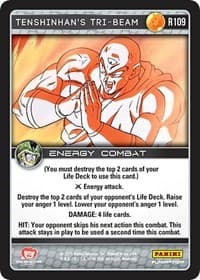 Tenshinhan's Tri-Beam - Panini: Perfection - Dragon Ball Z TCG card