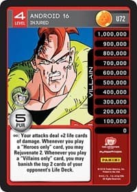 Android 16 - Injured - Panini: Perfection - Dragon Ball Z TCG card