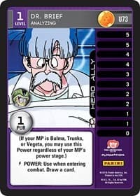 Dr. Brief - Analyzing - Panini: Perfection - Dragon Ball Z TCG card