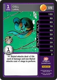 Cell - Larval - Panini: Perfection - Dragon Ball Z TCG card