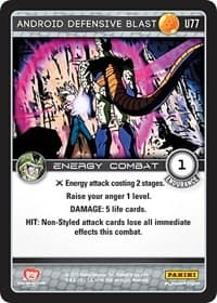 Android Defensive Blast - Panini: Perfection - Dragon Ball Z TCG card