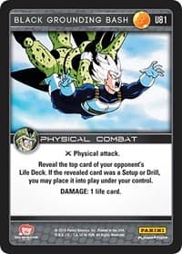 Black Grounding Bash - Panini: Perfection - Dragon Ball Z TCG card